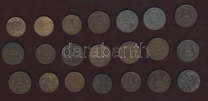 1926-42. 1f (8x) + 2f (14x) 2klf variáns T:3,4