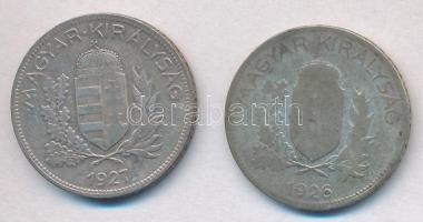 1926-1927. 1P Ag (2xklf) T:2-3- kis ph