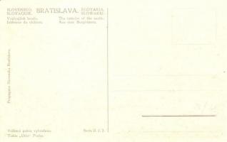 Pozsony, Pressburg, Bratislava; vár belülről. Tiskla Unie Praha Seria II. c. 2. / interor of the cas...