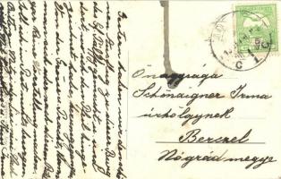 Vöröskő, Cerveny Kamen; Bibervár, Bástya részlet. May Samu kiadása / castle