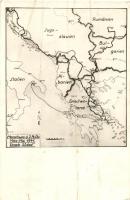 38 db főleg MODERN motívumos képeslap, térképek, numizmatika (több ismétlődő darabbal), vegyes minős...