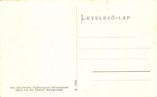 Erdélyi paraszt szoba belső / Odaie taraneasca romana / Romanian folklore. Verl. Emil Fischer. Druck...