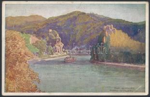 5 db RÉGI motívumlap, vallási és katonai témájú képeslapok / 5 pre-1945 motive cards, religion- and ...