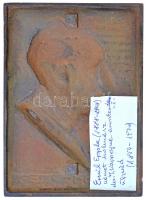 Németország 1920. "Kappeyne" Br dombormű, hátoldalon két ponton akasztónyom. Szign.: Emil ...