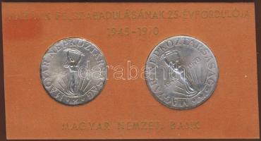 1970. 50Ft Ag + 100Ft Ag "Felszabadulás" T:BU