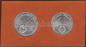 1970. 50Ft Ag + 100Ft Ag "Felszabadulás" T:BU