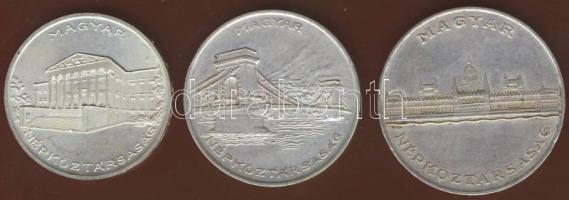 1956. 10Ft Ag + 20Ft Ag + 25Ft Ag "10 éves a Ft" T:1/2-