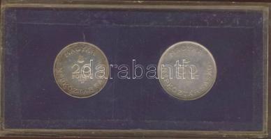 1961. 25Ft Ag + 50Ft Ag "Bartók" pár T:BU