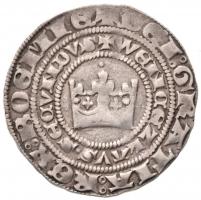 Csehország / Prága 1278-1305. Prágai Garas Ag "II. Vencel" (3,66g) T:2 / 
Bohemia / Pragu...