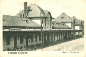 Székelyföldvár, Feldioara Razboieni; Vasútállomás / railway station (EK)