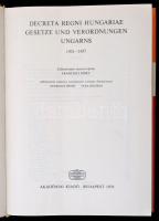 Decreta Regni Hungariae Gesetze und Verordnungen Ungarns 1301-1457, 1457-1490. Publicationes Archivi...
