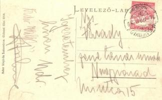 Vajdahunyad, Hunedoara; Cserna híd, Hummel Viktor fűszer, csemege, üveg, porcelán áruk raktára, kiad...