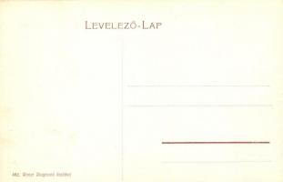 Nagyszombat, Trnava; Járásbíróság és honvéd szobor. Winter Zsigmond / court, statue (vágott / cut)