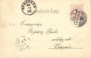 1898 Székesfehérvár, Színház, kiadja Klökner Péter (EK)