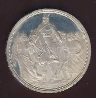 1896. 5K Ag "Millenium-Ferenc József" fantáziaveret (Artex) T:PP pici ph