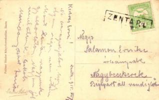 Zenta, Senta; Tűzoltó laktanya. Politzer Sándor kiadása / firefighter barracks