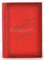 cca 1910-1920 Thorwaldsens Museum képes leporelló 18 képpel, kicsit kopott díszes vászonkötésben