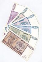 Bosznia és Hercegovina / Szerb Köztársaság 1992. 10D + 50D + 100D + 500D + 1000D + 5000D T:II-,III
...