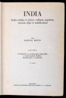 Baktay Ervin: India. India múltja és jelene, vallásai, népélete, városai, tájai és műalkotásai. Buda...