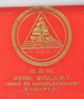 Meinl Gyula Rt. Finom Étcsokoládé papír, 7.5x13.5 cm., jó állapotban