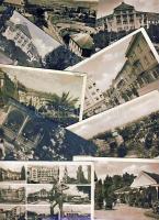 24db képeslap régi magyar városokból 50-es évektől (Pöstyén, Privigye, Pozsony, Kassa stb.)