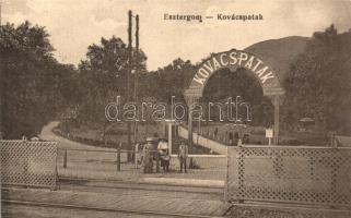 Kovácspatak, Kovacov; üdülőhely vasútállomással. Groszner B. kiadása / spa with railway station