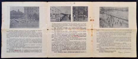 cca 1910-1940 'Szt. József' Fiúnevelőintézet értesítője, felvételi tájékoztatója, kissé vi...