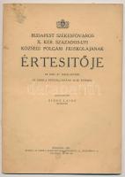 1936-1938 a budapesti százados-úti polgári fiúiskola 3 db értesítője, tűzött papírkötésben, jó állap...