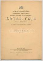 1936-1938 a budapesti százados-úti polgári fiúiskola 3 db értesítője, tűzött papírkötésben, jó állap...