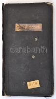 1914-1921 Guoth Béla, a Budapesti Királyi Magyar Tudomány-egyetem jogász hallgatójának leckekönyve, ...