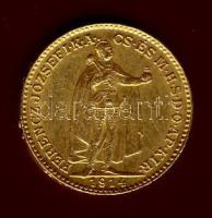 1914. 20K Au 6,775g "Boszniai címer" T:2 pici ph.