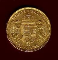 1914. 20K Au 6,775g "Boszniai címer" T:2 pici ph