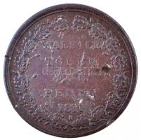Nagy-Britannia / Walsall 1811. 1p Cu "Joseph Parker" (17,57g) T:2-,3 ph.,karc / 
Great Br...