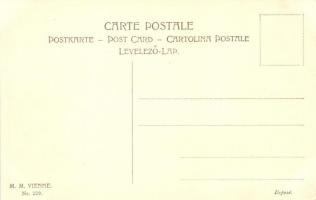 5 db régi R.R.v. Wichera művészlap, M. Munk Vienne Nr. 229. sorozat / 5 pre-1945 R. R. v. Wichera ar...