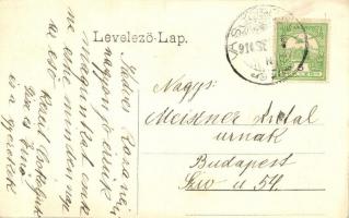 Vasjobbágyi, Jobbágyi, Jabing; Tausz József és fia és Johann Hartter vegyeskereskedése, templomok / ...