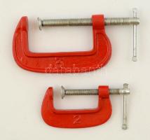 2 db fém szorítóelem, eredeti csomagolásban