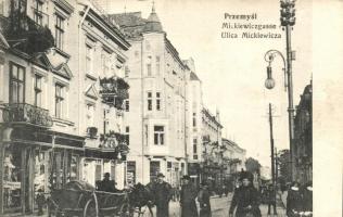 Przemysl, Mickiewiczgasse / Ulica Mickiewicza / street viewwith shops