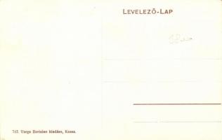 Kassa, Kosice; Nagy laktanya, Feldmann Jenő és Buzinkai Uradalom üzlete / military barracks, street ...