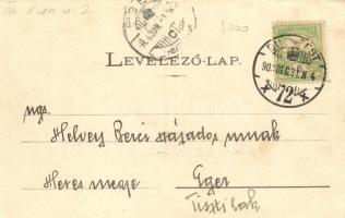 Budapest VIII. Központi Tűzoltólaktanya tűzoltó, Mászóház az udvaron létrán álló tűzoltókkal. Klösz ...