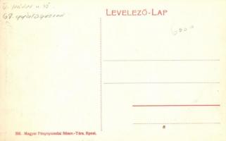 Budapest V. Károly Főherceg laktanya, katonák kisgyerekekkel az udvaron. Nádor utca 45