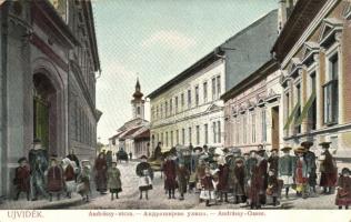 Újvidék, Novi Sad; Andrássy utca. Schäffer Péter kiadása / street view