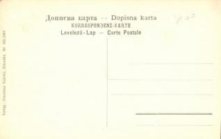 Zelenika, Bahnhof / railway station with wagons. VincenzoVucetic Nr. 831/1907