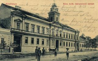 Felsőbánya, Baia Sprie; Római katolikus leánynevelő intézet. H. Riedl E. 2350. / girl school