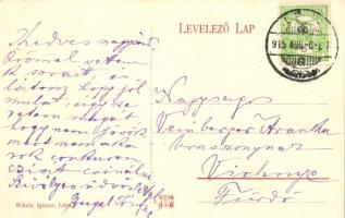 Léva, Levice; Vasúti vendéglő. Schulcz Ignácz kiadása / railway station restaurant