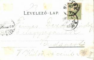 Siófok, Hajókikötő (ragasztónyom / gluemark)