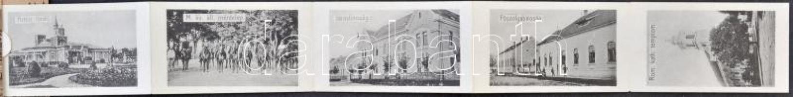 Nagyatád, leporellolap ménteleppel. Benyák János kiadása (EK)