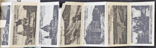 Budapest, vonatos utazós leporellolap