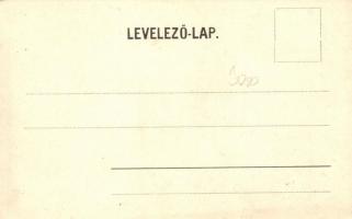 Bonyhád, Fő tér templommal. Hoffer József kiadása