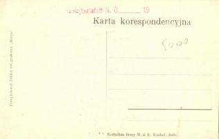 Jaslo, Widok domu K. Knebla od ul. Kosciuszki. Nakladem firmy W & K. Knebel / W & K. Knebel ...