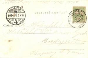 Budakeszi, Grandits-féle vendéglő kerthelyisége. Stern Jakab kiadása